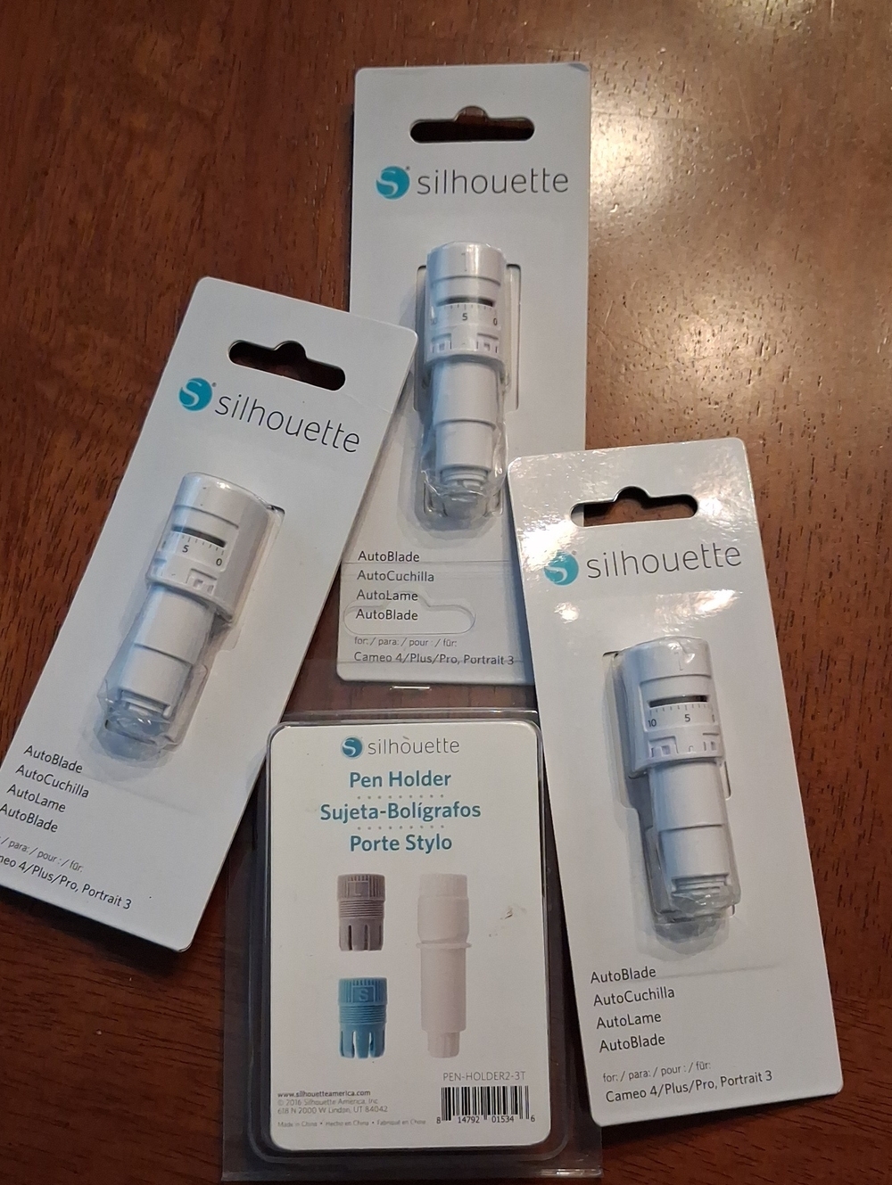 Silhouette Pen Hokder And Three Autoblades For Cameo4/Plus/Pro,Portrait3